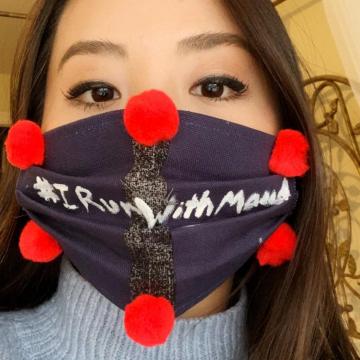 Amy Juang wearing mask